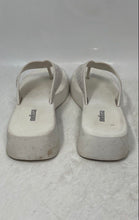 Load image into Gallery viewer, Melissa Womens Flatform M Lover White Open Toe Slip-On Thong Sandals Size 7