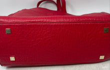Load image into Gallery viewer, Vince Camuto Womens Livy Red Leather Pebbled Designer Double Handles Tote Bag