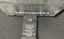 Load image into Gallery viewer, White House Black Market Womens Black Floral Lace Full-Zip Biker Jacket Size 10