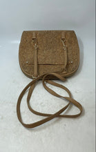 Load image into Gallery viewer, Miztique Womens Brown Daisy Cork Exterior Convertible Backpack Crossbody Bag