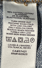 Load image into Gallery viewer, Loft Womens Blue Denim Raw Hem Curvy High Waist Skinny Jeans Pants Size 27/4