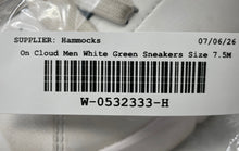 Load image into Gallery viewer, On Mens The Roger Advantage White Green Lace-Up Low Top Sneaker Shoes Size 7.5