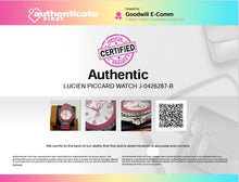 Load image into Gallery viewer, Authentic Lucien Piccard Women's Fuchsia Silicone Quartz Watch
