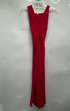 Load image into Gallery viewer, Maggy London Womens Red Sleeveless V-Neck Back Zip Maxi Dress Size 4