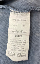 Load image into Gallery viewer, Smoke Rise Mens Blue Cotton Studded Short Sleeve Graphic T-Shirt Size S