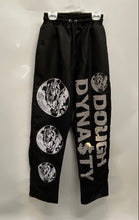 Load image into Gallery viewer, Dough Dynasty Womens Black Elastic Waist Drawstring Sweatpants Size Large