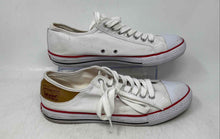 Load image into Gallery viewer, Levi's Mens White Red Round Toe Lace-Up Low Top Sneakers Shoes Size 10