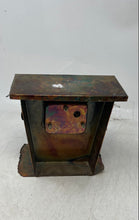 Load image into Gallery viewer, Vintage Copper Tin The Entertainer Hong Kong Handcrafted Piano Player Music Box