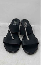 Load image into Gallery viewer, Italian Shoemakers Womens Sadey Black Rhinestone Slip-On Slide Sandals Size 10