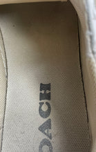 Load image into Gallery viewer, Coach Womens Beige Brown Low Top Sneakers Shoes Size 6.5B No Laces