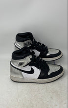 Load image into Gallery viewer, Nike Womens Air Jordan 1 Retro CD0461-001 White Silver Black Basketball Shoes 8