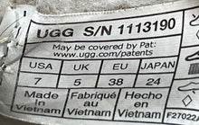 Load image into Gallery viewer, UGG Womens Classic Clear Mini 1113190 Cream Black Round Toe Winter Boots Size 7