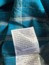 Load image into Gallery viewer, Alfani Mens Green Plaid Long Sleeve Button-Up Shirt Size Medium