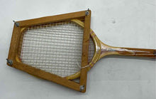 Load image into Gallery viewer, Original Slazenger Brown Sporting Wooden Tennis Racquets With Cover