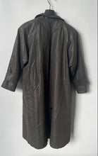 Load image into Gallery viewer, London Fog Womens Dark Gray Long Sleeve Collared Regular Fit Trench Coat No Size