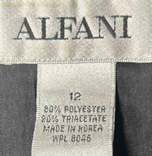 Load image into Gallery viewer, Alfani Womens Black Notch Lapel Single Breasted One-Button Blazer Size 12