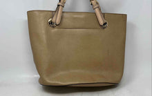 Load image into Gallery viewer, Michael Kors Womens Jet Set Beige Leather Inner Pockets Double Handle Tote Purse