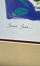 Load image into Gallery viewer, Floral Vase On Table And A Pillow Signed Wall Poster Art Painting By Joyce S.