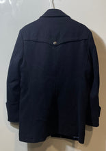 Load image into Gallery viewer, Baiyisheng Fashion Classic Mens Blue Long Sleeve Button Front Pea Coat Size 3XL