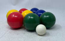 Load image into Gallery viewer, Sportcraft Multicolor Molded Bocce Ball Set Of 9 Pcs With Carrying Bag