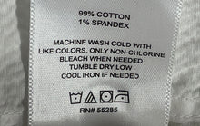 Load image into Gallery viewer, Express Mens White Short Sleeve Collared Regular Fit Button-Up Shirt Size XL