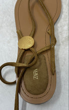 Load image into Gallery viewer, Zara Womens Brown Suede Open Toe Ankle Strap Sandals Size EUR 39