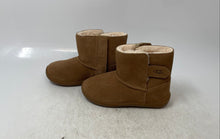 Load image into Gallery viewer, UGG Baby Keelan II Brown Suede Round Toe Pull-On Ankle Snow Boots Size 10