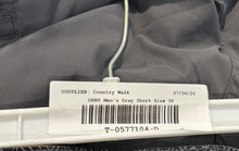 Load image into Gallery viewer, DKNY Mens Gray Flat Front Slash Pockets Outdoor Cargo Shorts Size 30