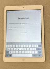 Load image into Gallery viewer, Apple iPad Air 1st Gen Silver Tablet Model A1475 Powers On For Parts