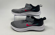 Load image into Gallery viewer, Nike Boys Star Runner 3 DA2777-008 Gray Black Hook & Loop Sneaker Shoes Size 2Y