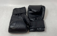 Load image into Gallery viewer, I Know Karate Black Red Kids Wrist Strap Karate And Kickboxing Training Gloves