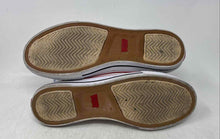 Load image into Gallery viewer, Levi's Mens White Red Round Toe Lace-Up Low Top Sneakers Shoes Size 10