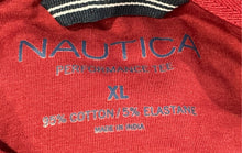 Load image into Gallery viewer, Nautica Mens Red Short Sleeve Crew Neck Regular Fit Pullover T-Shirt Size XL