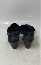 Load image into Gallery viewer, Italian Shoemakers Womens Black Slip-On Wedge Heel Slide Sandals Size 8