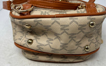 Load image into Gallery viewer, Michael Kors Womens Brown Monogram Print Leather Convertible Top Handle Backpack