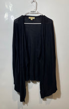 Load image into Gallery viewer, Michael Kors Womens Black Knitted Long Sleeve Open Front Cardigan Sweater Size S