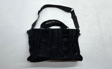 Load image into Gallery viewer, Steve Madden Womens Black Detachable Strap Top Handle Tote Handbag