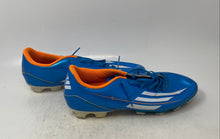Load image into Gallery viewer, Adidas Mens F5 TRX FG F32747 Blue Lace-Up Low Top Sports Soccer Cleats Size 10