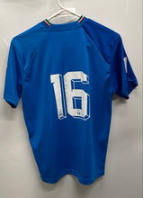 Load image into Gallery viewer, Puma Mens Blue Italy National Team #16 Short Sleeve Home Soccer Jersey Size S
