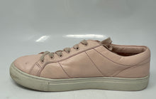 Load image into Gallery viewer, Authentic Tory Burch Womens Pink Leather Lace-Up Sneaker Shoes Size 9M Damaged