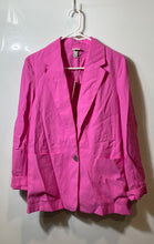 Load image into Gallery viewer, A New Day Womens Pink Notch Lapel Pockets One-Button Blazer Size S With Tag