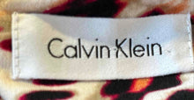 Load image into Gallery viewer, Calvin Klein Womens Multicolor Animal Print Sleeveless One-Piece Jumpsuit Size 8