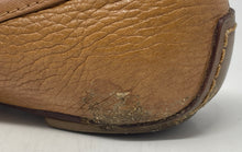 Load image into Gallery viewer, Authentic Tory Burch Womens Brown Leather Ballet Flats Size 6M Worn Stained