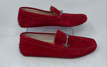 Load image into Gallery viewer, Aldo Mens Zurlo-R Red Suede Slip-On Round Toe Loafer Shoes Size 12