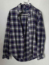 Load image into Gallery viewer, Polo Ralph Lauren Mens Multicolor Plaid Classic Fit Button-Up Shirt Size Large