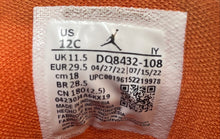 Load image into Gallery viewer, Nike Boys Air Jordan Jumpman Two Trey White Orange Sneakers Shoes Size 12C