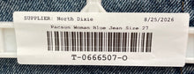 Load image into Gallery viewer, Pacsun Womens Blue Cotton Medium Wash Stretch Cropped Wide-Leg Jeans Size 27