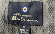 Load image into Gallery viewer, The Original Ben Sherman Mens Gray Cotton Long Sleeve Button-Up Shirt Size M