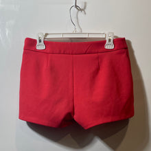 Load image into Gallery viewer, Express Womens Red Flat Front Slash Pocket Side Zip Hot Pants Shorts Size 4