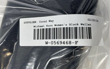 Load image into Gallery viewer, Michael Kors Womens Jet Set Continental Black Leather Zip-Around Wallet